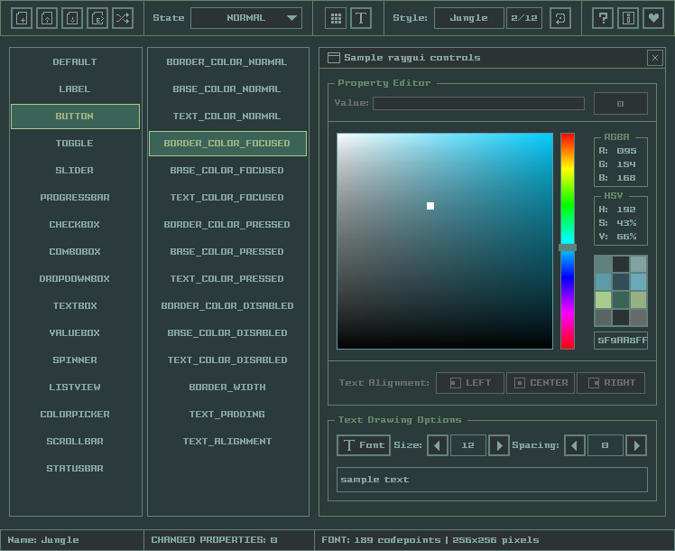 jungle style screen