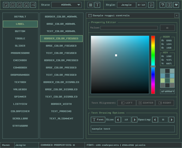 jungle style screen